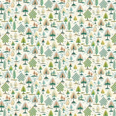 "Liberty Tree of Life"-Canopy Greens Arabella Tapestry by Liberty Fabrics