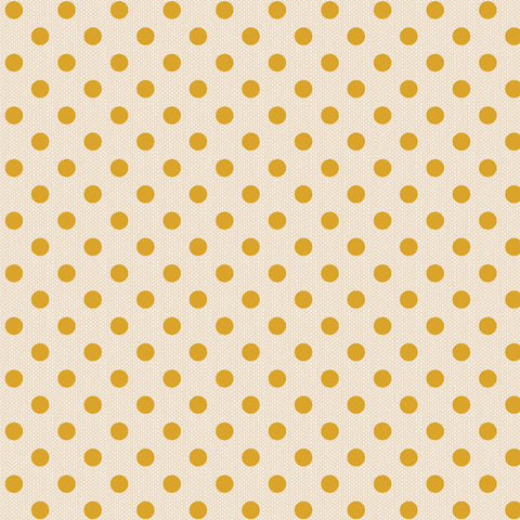 "Creating Memories"- Woven Polkadot Yellow by Tone Finnanger for Tilda