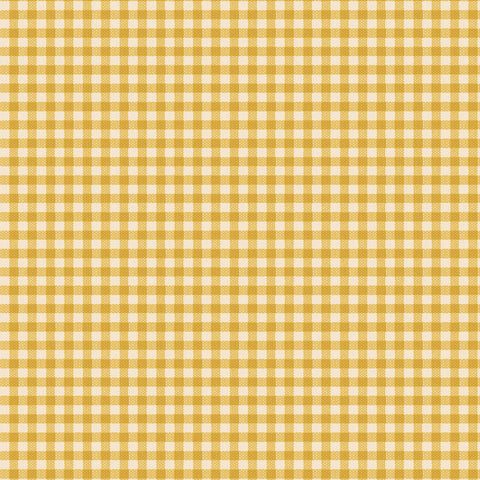 "Creating Memories"- Woven Gingham Yellow by Tone Finnanger for Tilda