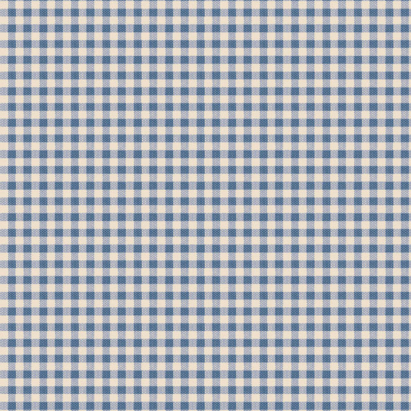 "Creating Memories"- Woven Gingham Blue by Tone Finnanger for Tilda