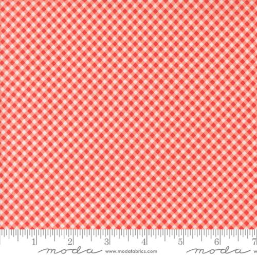 "Raspberry Summer"-Carnation Gingham by Sherri & Chelsi for Moda