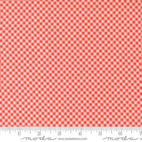 "Raspberry Summer"-Carnation Gingham by Sherri & Chelsi for Moda