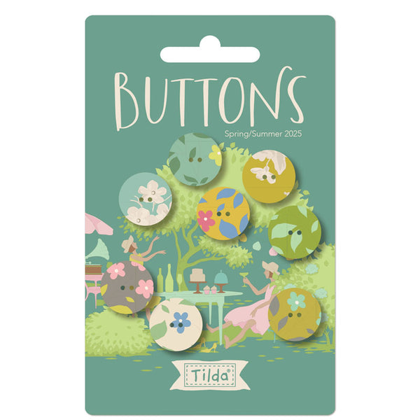 "Sunday Brunch"-  Buttons 0.63 in (16mm)