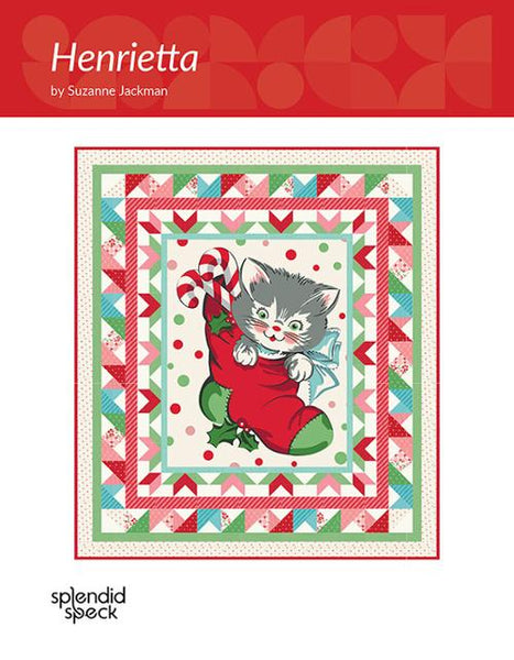 "Kitty Christmas" Henrietta Quilt Pattern by Suzanne Jackman