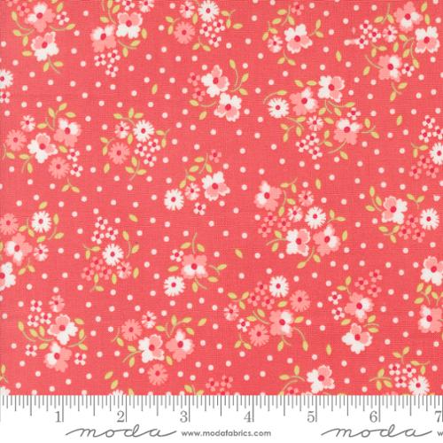 "Cali Co"-Flamingo Flower Dot by Corey Yoder for Moda