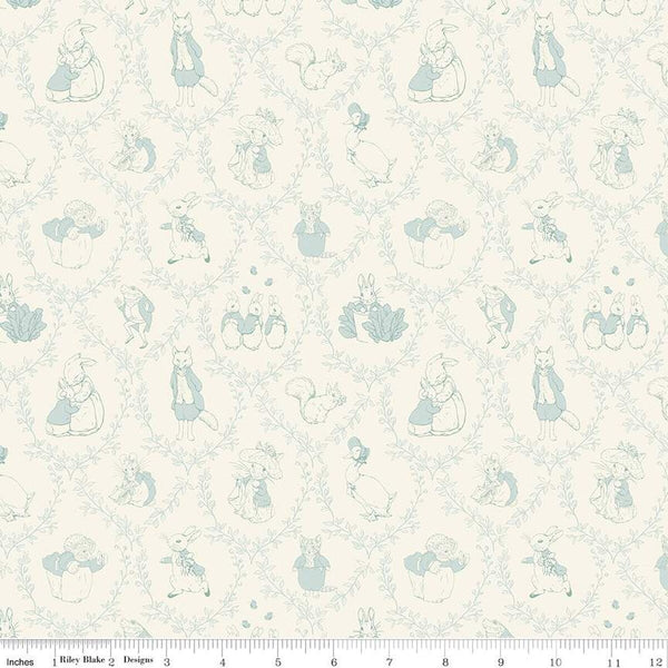 "Peter Rabbit™ & Friends" Toile Cloud for Riley Blake