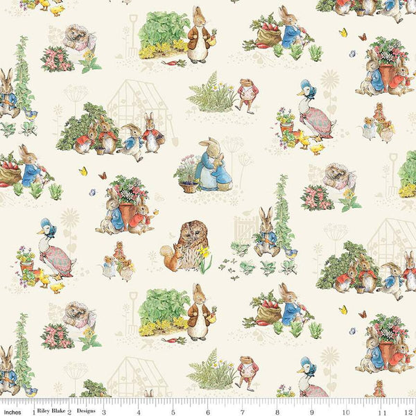 "Peter Rabbit™ & Friends" Characters Cloud for Riley Blake