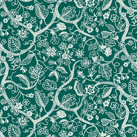 "Liberty Tree of Life"-Budding Branches A by Liberty Fabrics